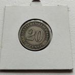 Duitsland 20 pfennig 1890, Ophalen of Verzenden, Duitsland