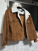 Bruine corduroy jas met teddy voering, Ophalen, Zo goed als nieuw, Maat 38/40 (M), Bruin