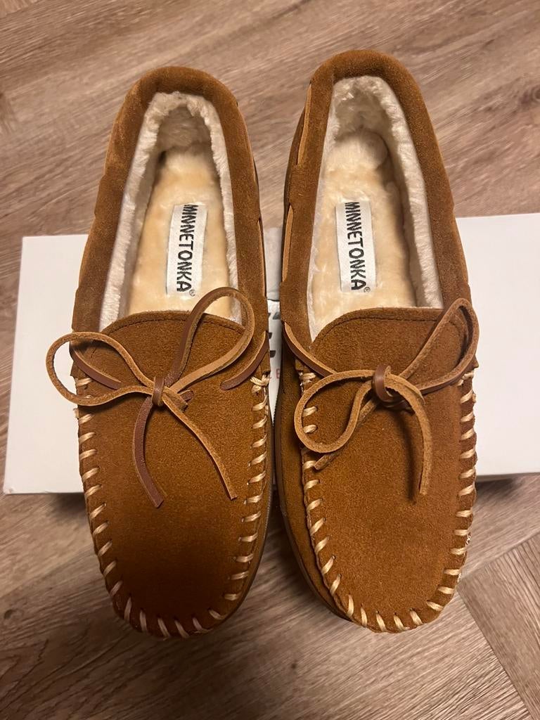 Minnetonka suede loafers, mocassins, instappers, Ophalen of Verzenden, Nieuw, Instappers