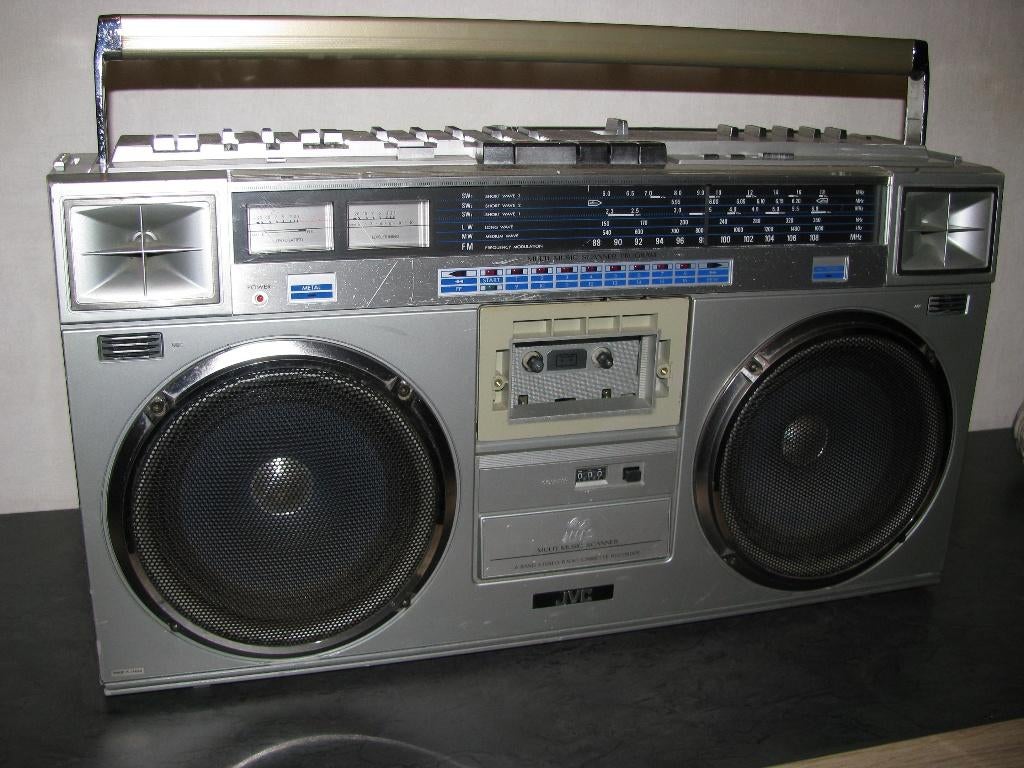 jvc rc-m 70 lb boombox  (NR2 ), Ophalen of Verzenden, Gebruikt, Radio