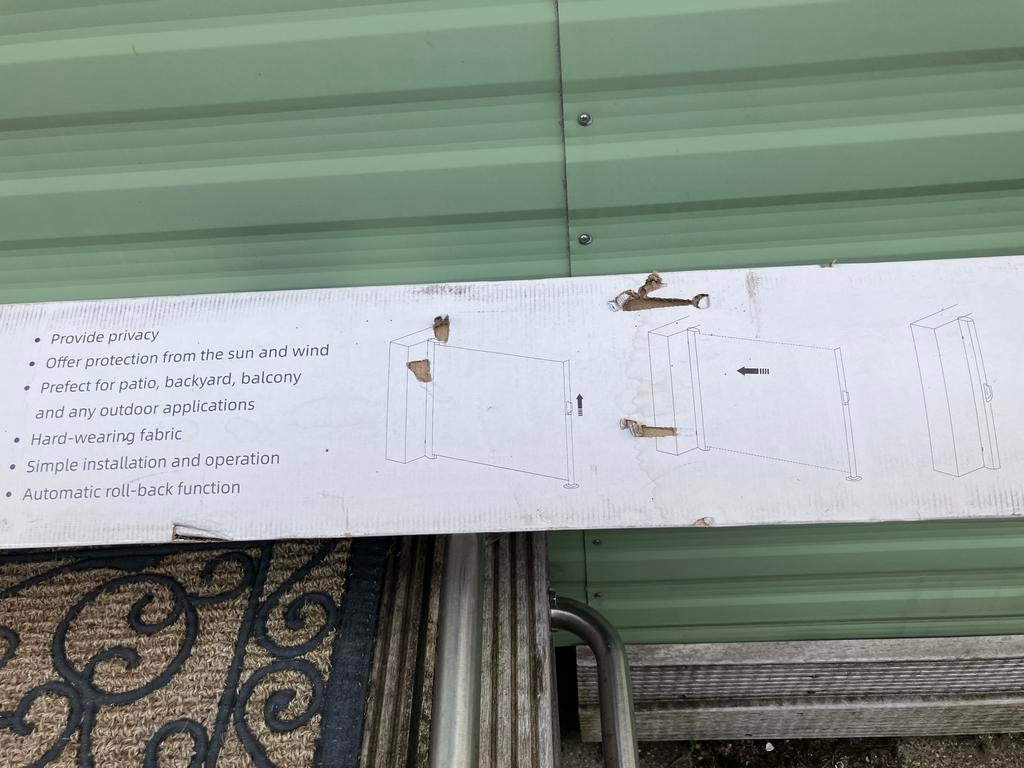 Uitschuifbaar windscherm 300 x 160 cm, Caravans en Kamperen, Windschermen, Ophalen of Verzenden, Nieuw