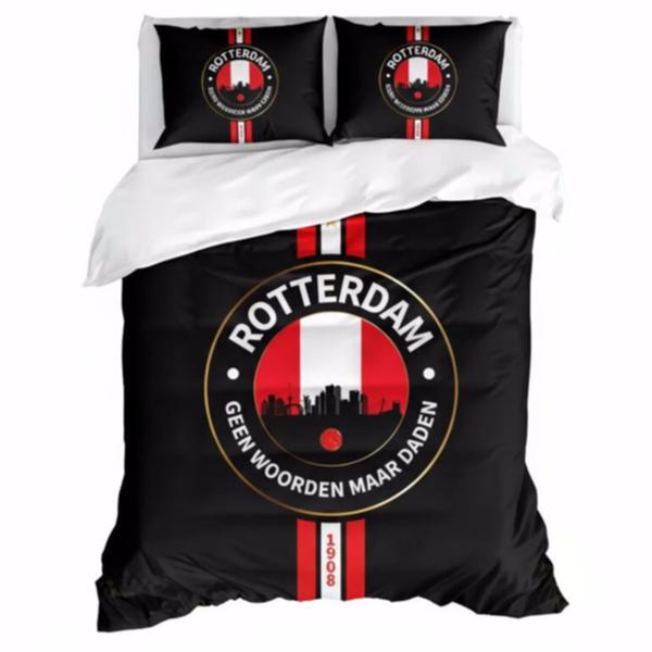 Voetbal dekbedovertrek rotterdam, Ophalen of Verzenden, Zo goed als nieuw, Jongetje of Meisje, Dekbedovertrek