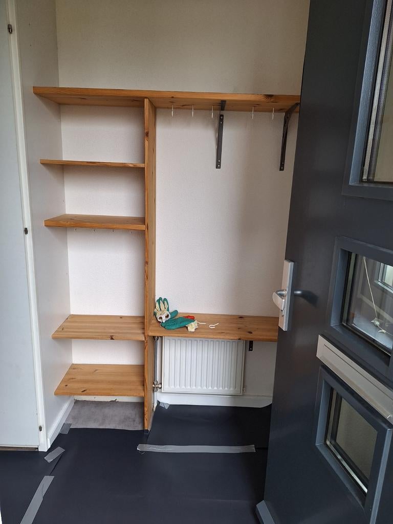 Gratis kapstok entree hal, Gebruikt, Minder dan 100 cm, Hout, Ophalen