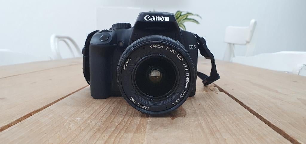 Canon EOS 1000D 18-55mm spiegelreflex / DSLR camera, Spiegelreflex, Canon, Ophalen of Verzenden, Nvt