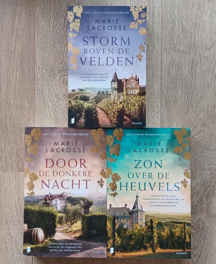 Marie Lacrosse - De wijngaard-trilogie - Deel 1 t/m 3, Boeken, Romans, Zo goed als nieuw, Europa overig, Ophalen