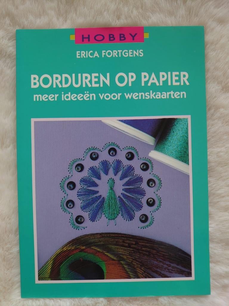 Borduren op papier - Erica Fortgens, Verzenden, Zo goed als nieuw