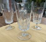 5 Val St. Lambert glazen, model Faraday, slijpsel Senlis, Ophalen of Verzenden