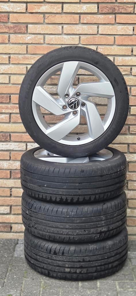 Originele VW  Richmond Velgen 5x112 met Goodyear Banden, Auto-onderdelen, Banden en Velgen, Gebruikt, Banden en Velgen, 17 inch