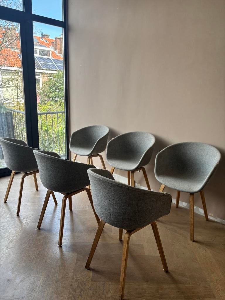 HAY eettafel stoelen 5 stuks, Huis en Inrichting, Stoelen, Ophalen of Verzenden, Gebruikt