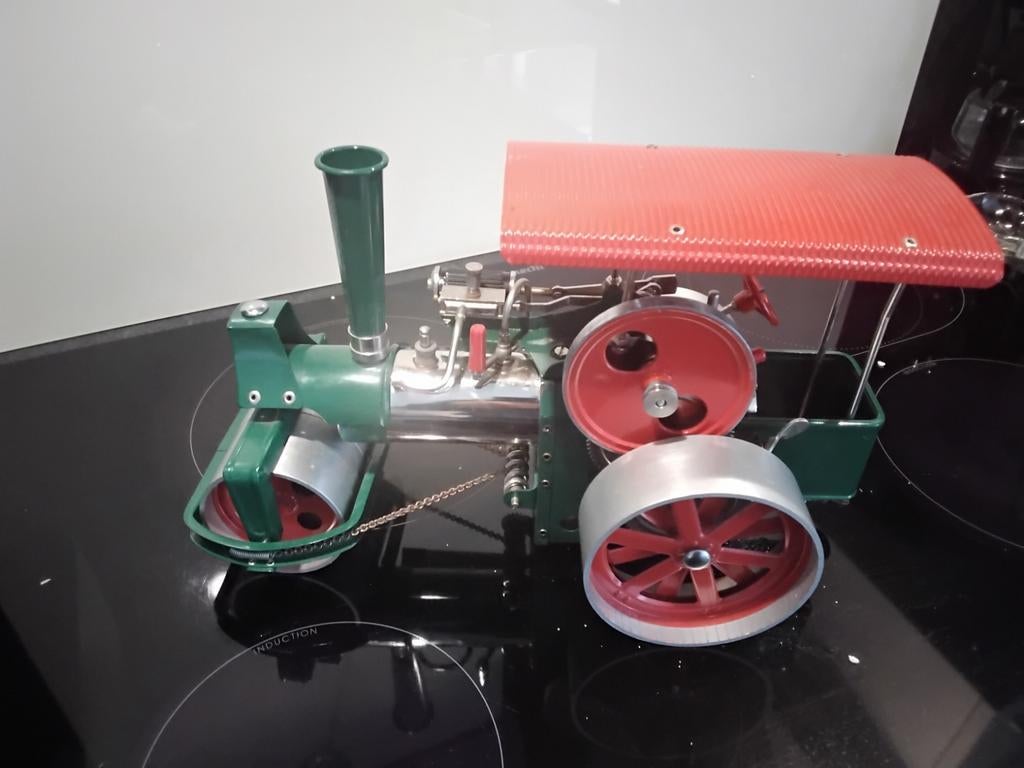 Stoommachine  stoomwals Wilesco  old smoky, Ophalen of Verzenden, Zo goed als nieuw, Groter dan 1:32