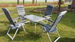 Dukdalf brillante stoelen set van 4 met tafel, Ophalen of Verzenden, Zo goed als nieuw, Campingstoel