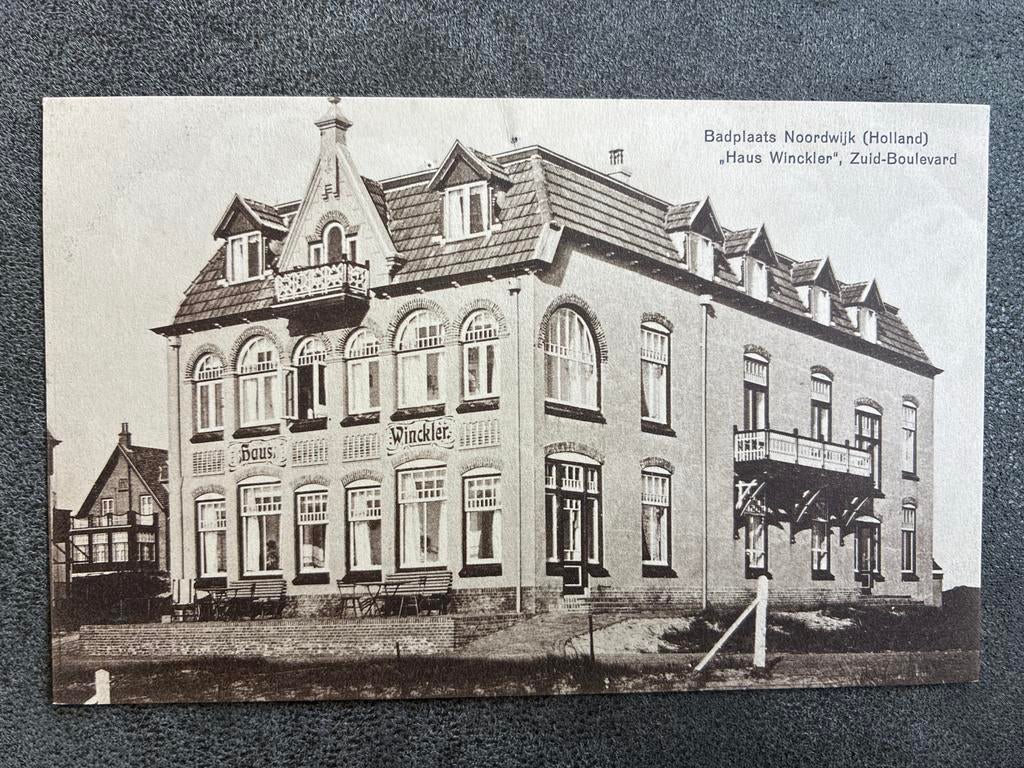 Oude Ansichtkaart Noordwijk Holland - Huis Windeler, Ophalen of Verzenden, Voor 1920, Zuid-Holland