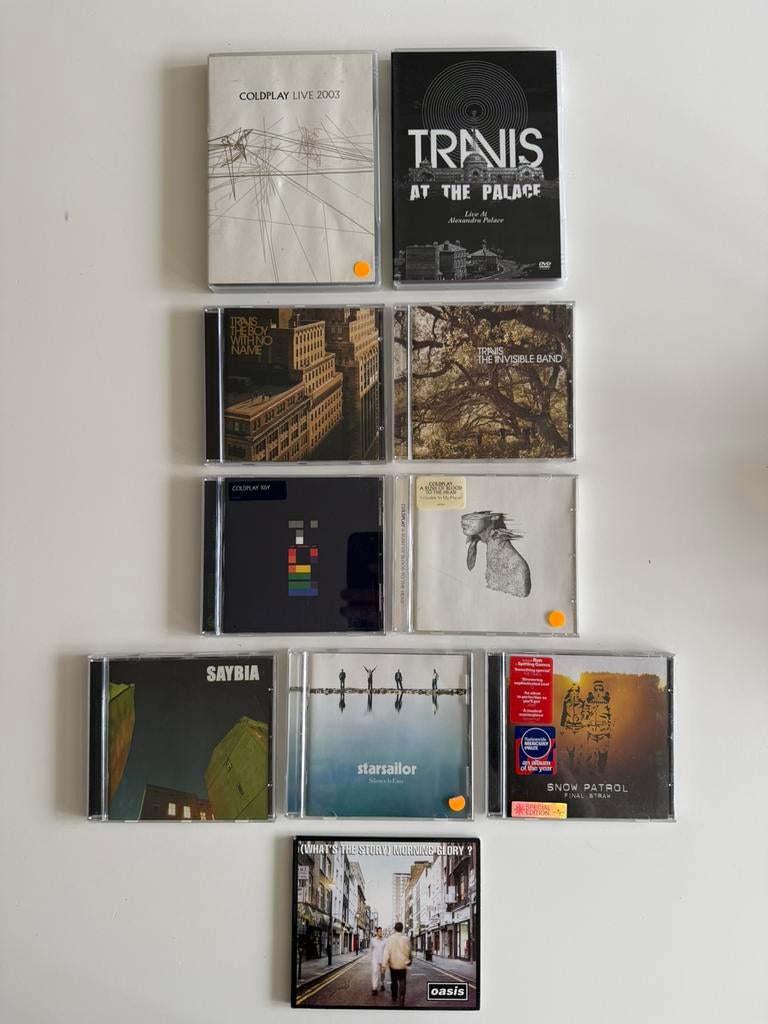 Brit pop DVD + CD pakket (totaal 10 stuks), Cd's en Dvd's, Alle leeftijden, Ophalen of Verzenden, Zo goed als nieuw