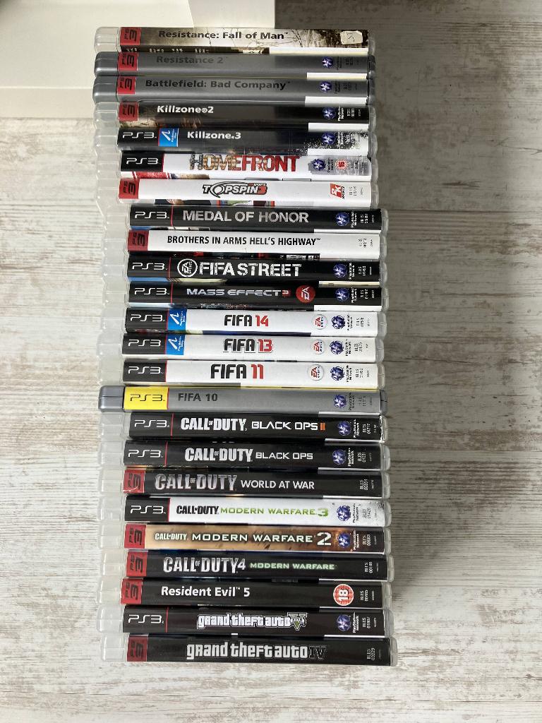 24 PS3 Games, Spelcomputers en Games, Games | Sony PlayStation 3, Gebruikt, Overige genres, Ophalen of Verzenden, 3 spelers of meer