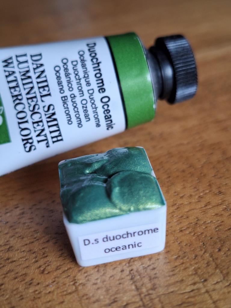 Daniel Smith Duochrome Oceanic aquarelverf ½ napje, Ophalen of Verzenden