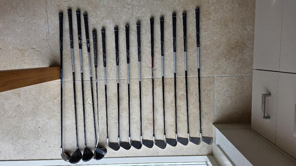 Complete set golfclubs voor linkshandigen, Ophalen, Gebruikt, Set, Overige merken