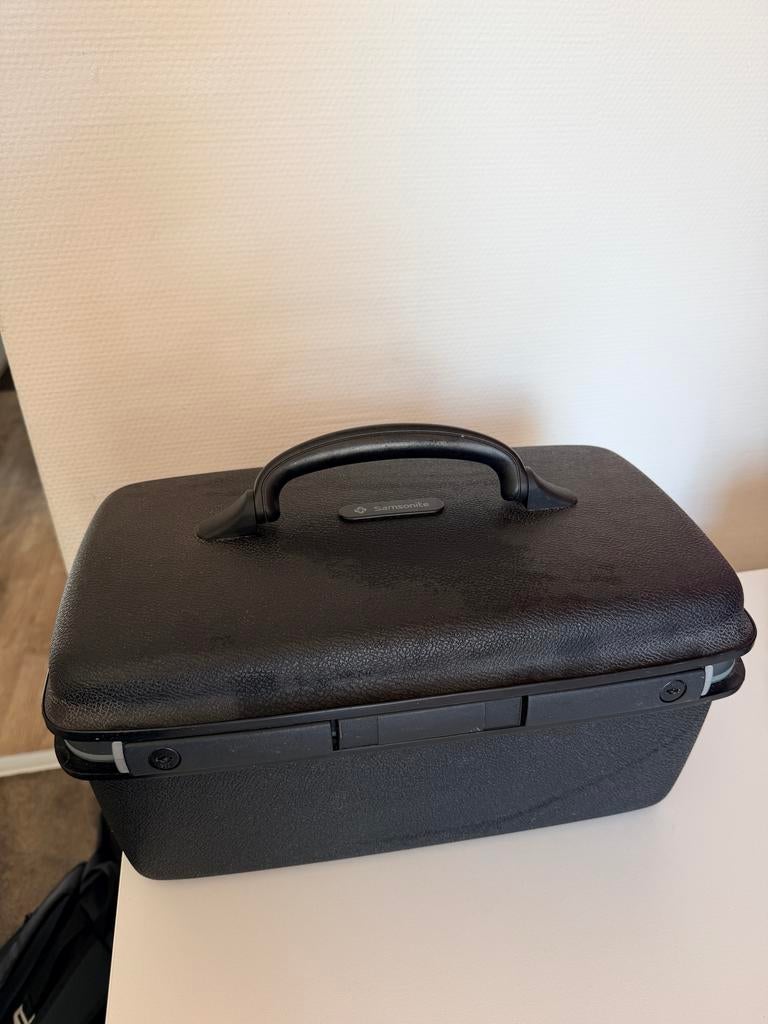 Samsonite Beautycase Zwart - Hardcase met Spiegel, Ophalen, Zwart, Hardcase, Zo goed als nieuw