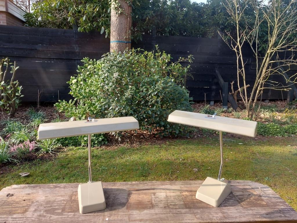 2x bureaulamp Waldmann Leuchten, type TL238, Ophalen, Gebruikt, Industrieel / Vintage, Minder dan 50 cm