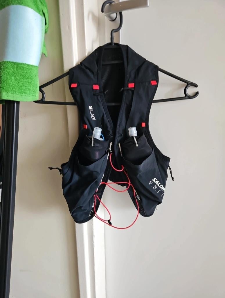 Salomon S/lab ultra 10L maat XS hydrationvest, Overige merken, Overige typen, Ophalen of Verzenden, Zo goed als nieuw