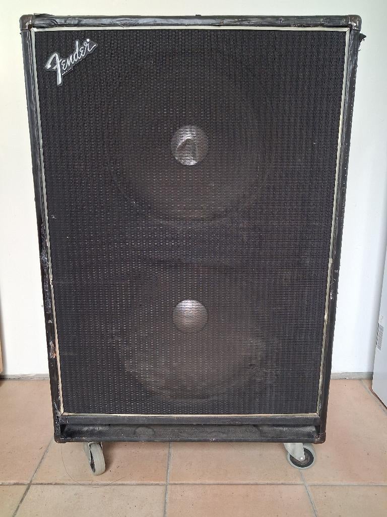 Fender bassman 2 x 15 cabinet, Muziek en Instrumenten, Ophalen, Gebruikt