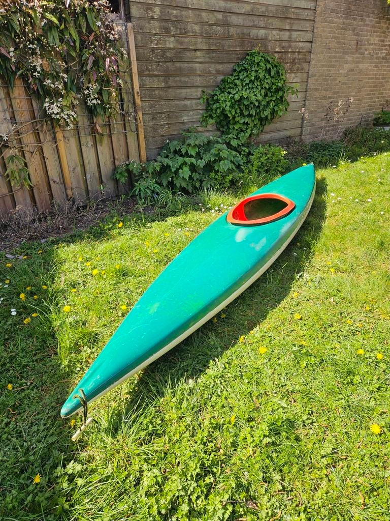 Kajak met spatzeiltje, Watersport en Boten, Kajaks, Gebruikt, 1-persoons, Ophalen