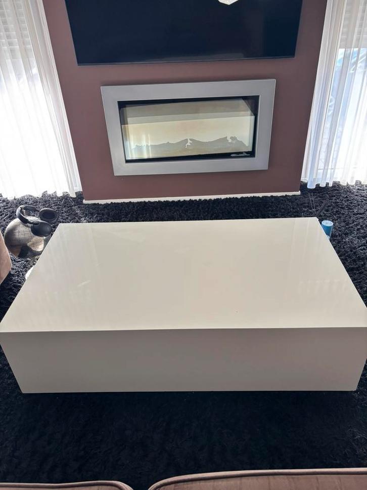 Witte Meubel set dubai, driehoeks meubelen hoogglans, Huis en Inrichting, Tafels | Salontafels, Zo goed als nieuw, Minder dan 50 cm