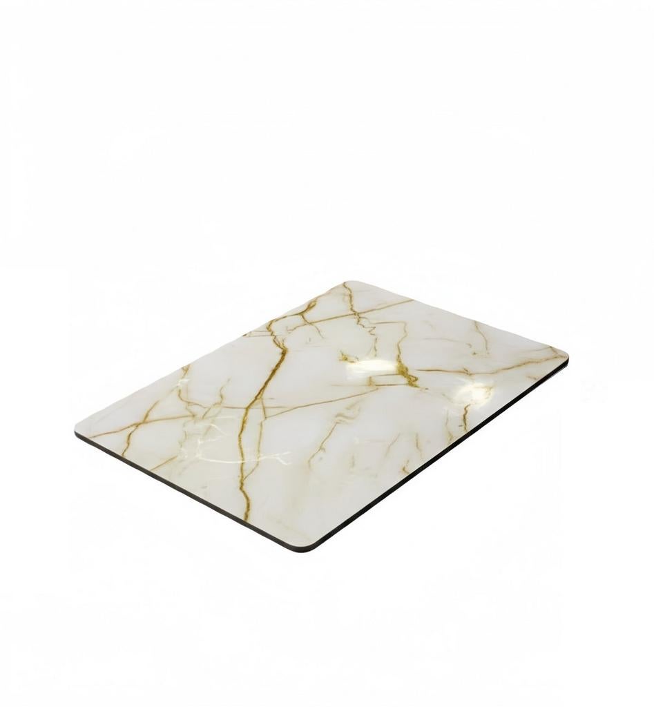 Marmeren wandpaneel plaat Marmo Crema 280x122 cm, Doe-het-zelf en Verbouw, Platen en Panelen, Ophalen, Nieuw