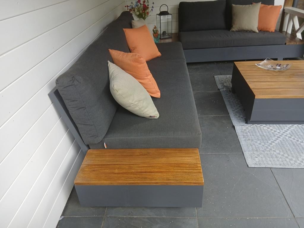 Lounge set, Ophalen of Verzenden, Teakhout, Stoel