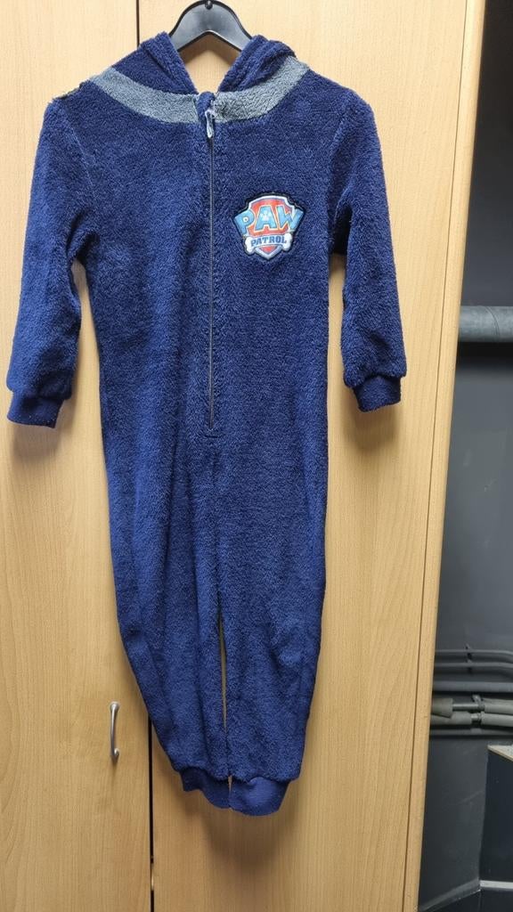 Leuke blauwe Paw Patrol onesie maat 98/104 met muts, Kinderen en Baby's, Ophalen of Verzenden, Gebruikt, Jongen, Nacht- of Onderkleding