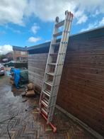 Altrex aluminium ladder - 3-delig, Gebruikt, Ophalen of Verzenden, Ladder, Opvouwbaar of Inschuifbaar