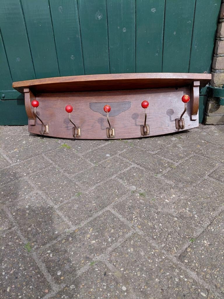 Eiken kapstok, Gebruikt, Minder dan 100 cm, Hout, Ophalen