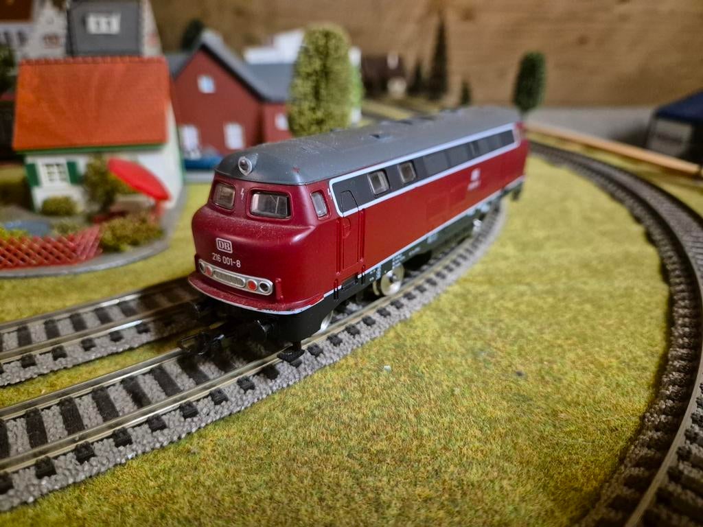 Mehano 3932 BR 216 DB Diesel Locomotief #5916, Hobby en Vrije tijd, Modeltreinen | H0, Overige merken, Gebruikt, Ophalen of Verzenden