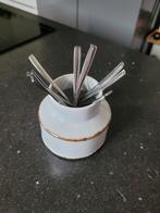 Lepel/gebaksvorken vaasje van Stonehenge Midwinter Creation, Overige typen, Ophalen of Verzenden, Overige stijlen, Glas