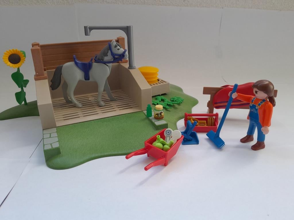 Playmobil wasplaats 4193, Kinderen en Baby's, Speelgoed | Playmobil, Ophalen of Verzenden, Gebruikt