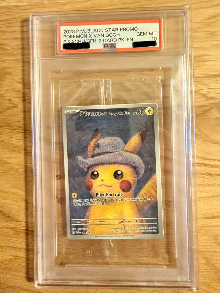 Pikachu van gogh PSA10 Sealed, Ophalen, Zo goed als nieuw