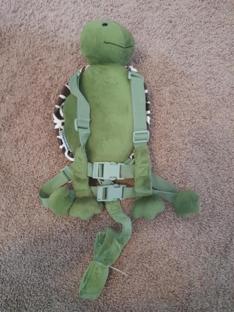 Goldbug Schildpad Peuter 2 in 1 Harnas/Rugzakje met tuigje, Kinderen en Baby's, Ophalen of Verzenden, Zo goed als nieuw