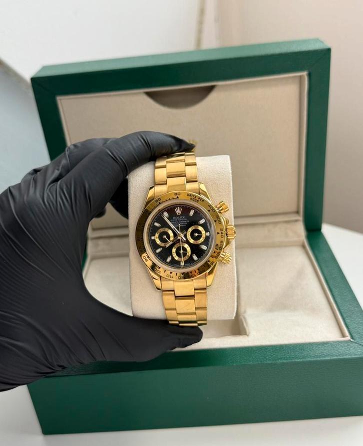 Rolex Daytona 40MM Full gold, Sieraden, Tassen en Uiterlijk, Horloges | Dames, Nieuw, Polshorloge, Rolex, Ophalen of Verzenden