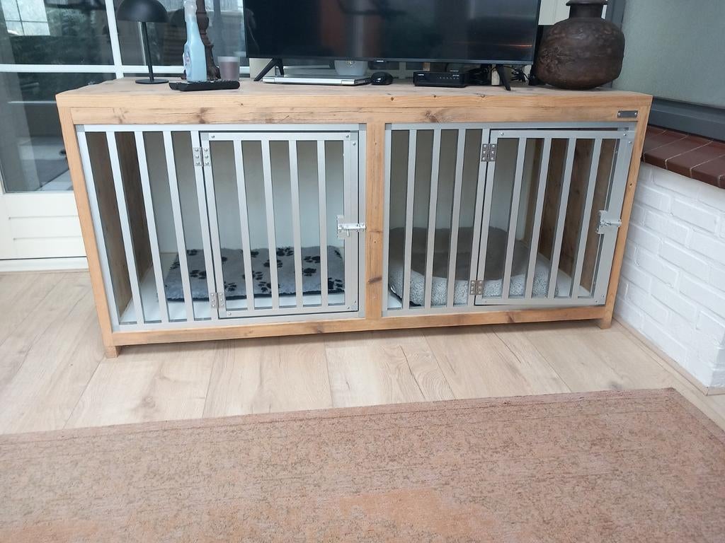 Honden binnenbench steigerhout kamerbench kamerbench, Ophalen of Verzenden, Zo goed als nieuw