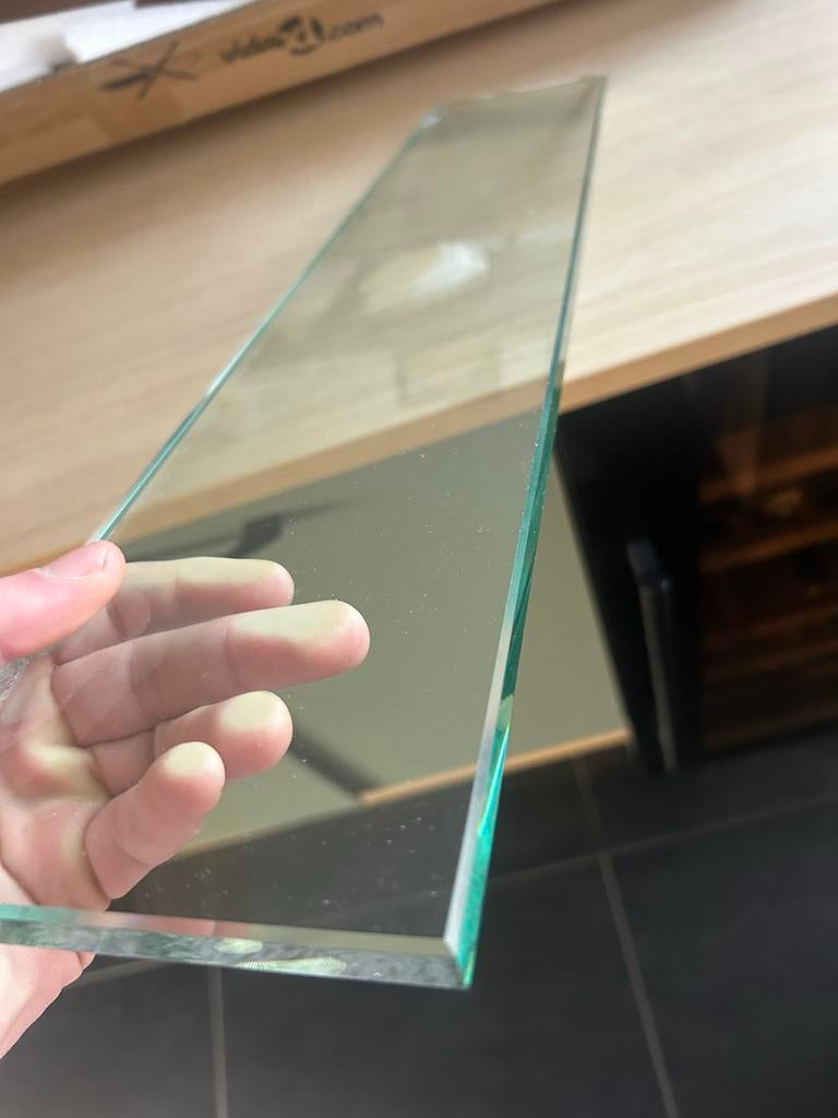 Glazen Planchet - 12x60cm, 0.5cm dik, Ophalen, Zo goed als nieuw