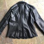 Te koop zwart leder dames colber jasje maat L  €25,00, Kleding | Dames, Ophalen, Zo goed als nieuw