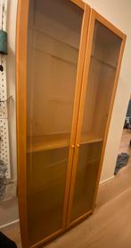 Billy Vitrine Kast w80xd30xh202, Ophalen, Met plank(en), Gebruikt, 200 cm of meer