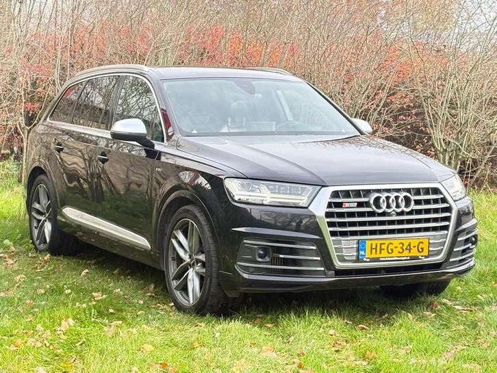 Audi Q7 4.0 TDI SQ7 quattro Pro Line +/Pano/Leer/Autommat, Auto's, Audi, Bedrijf, Te koop, Q7, 360° camera, 4x4, ABS, Achteruitrijcamera