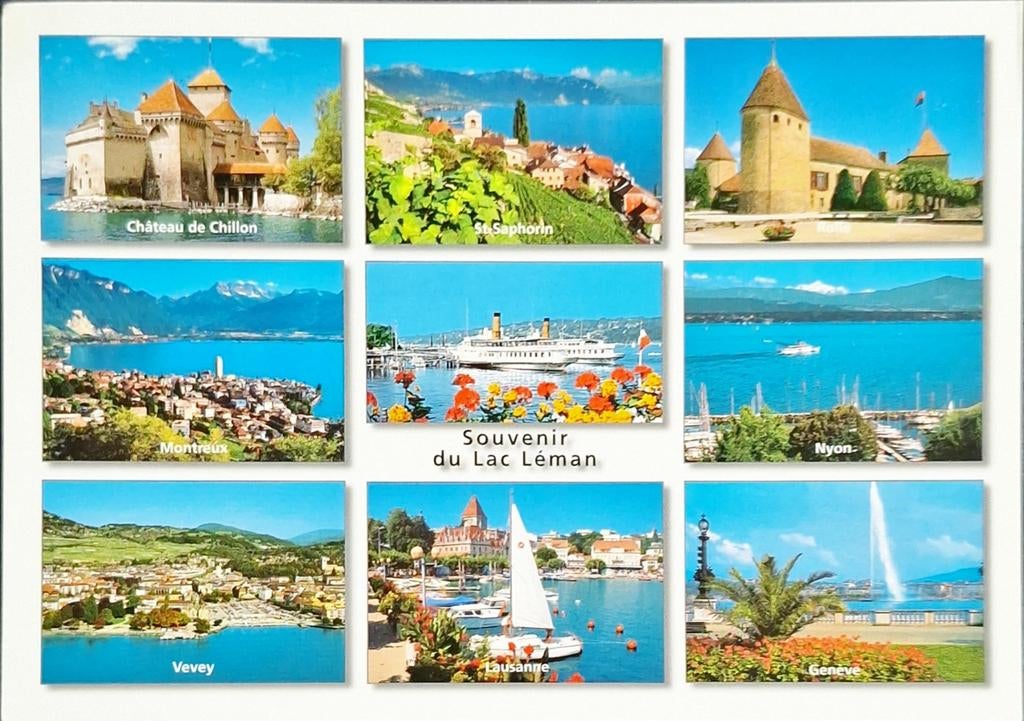 Lac Leman Zwitserland 2005, Ophalen of Verzenden, 1980 tot heden, Gelopen, Overig Europa