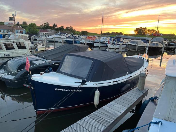 Luxe stalen Sloep 8 meter, Watersport en Boten, Sloepen, Gebruikt, 50 tot 70 pk, 6 meter of meer, Binnenboordmotor, Diesel, Staal