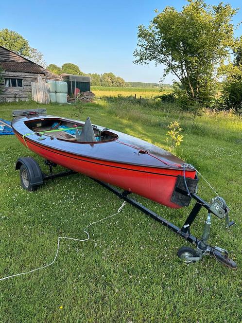 Finnjol zeilboot, Watersport en Boten, Open zeilboten, Gebruikt, 6 meter of meer, Overige materialen, Geen motor, Benzine, Ophalen