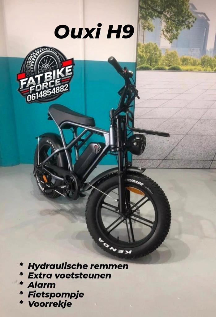 Nieuwe Ouxi H9/ V8 3.0 / V20 Fatbike Hydraulische remmen‼️, Fietsen en Brommers, Elektrische fietsen, Nieuw, Overige merken, 59 cm of meer