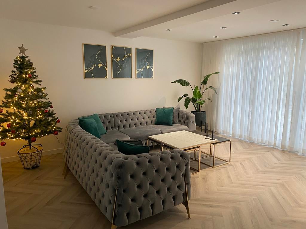 Chesterfield Bank, Huis en Inrichting, Banken | Bankstellen, 100 tot 125 cm, Hoekbank, Ophalen of Verzenden, Zo goed als nieuw