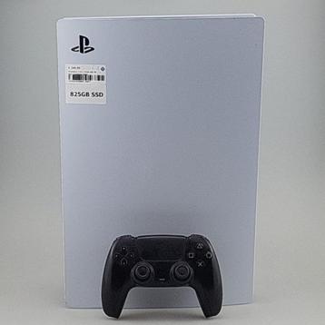 Playstation 5 Disc 825GB SSD Wit Incl: 1 Controller Zwart beschikbaar voor biedingen