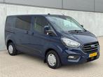 Ford Transit Custom 2.0 TDCI MHEV DC EURO6 Airco Trekhaak St, Voorwielaandrijving, Stof, 4 cilinders, Blauw