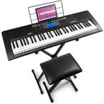 Keyboard met 61 aanslag gevoelige toetsen+standaard+krukje, Ophalen, Zo goed als nieuw, 61 toetsen, Yamaha